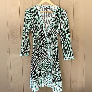 BCBG Maxazria Wrap Midi Dress
